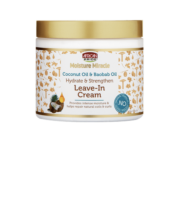 African Pride Miracle Moisture Coconut Oil and Baobab Oil