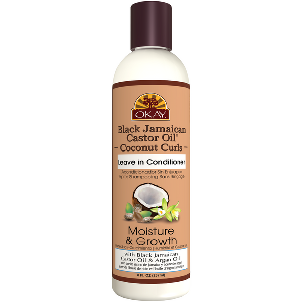 Okay Black Jamaican Castor Oil Coconut Curls Leave In Conditioner