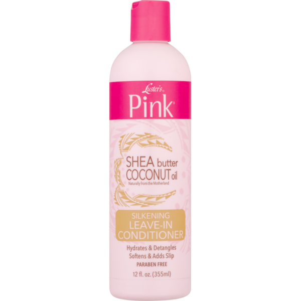 Pink Shea Butter Coconut Oil Silkening Leave In Conditioner